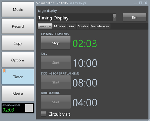 SoundBox Timer SoundBox Timer